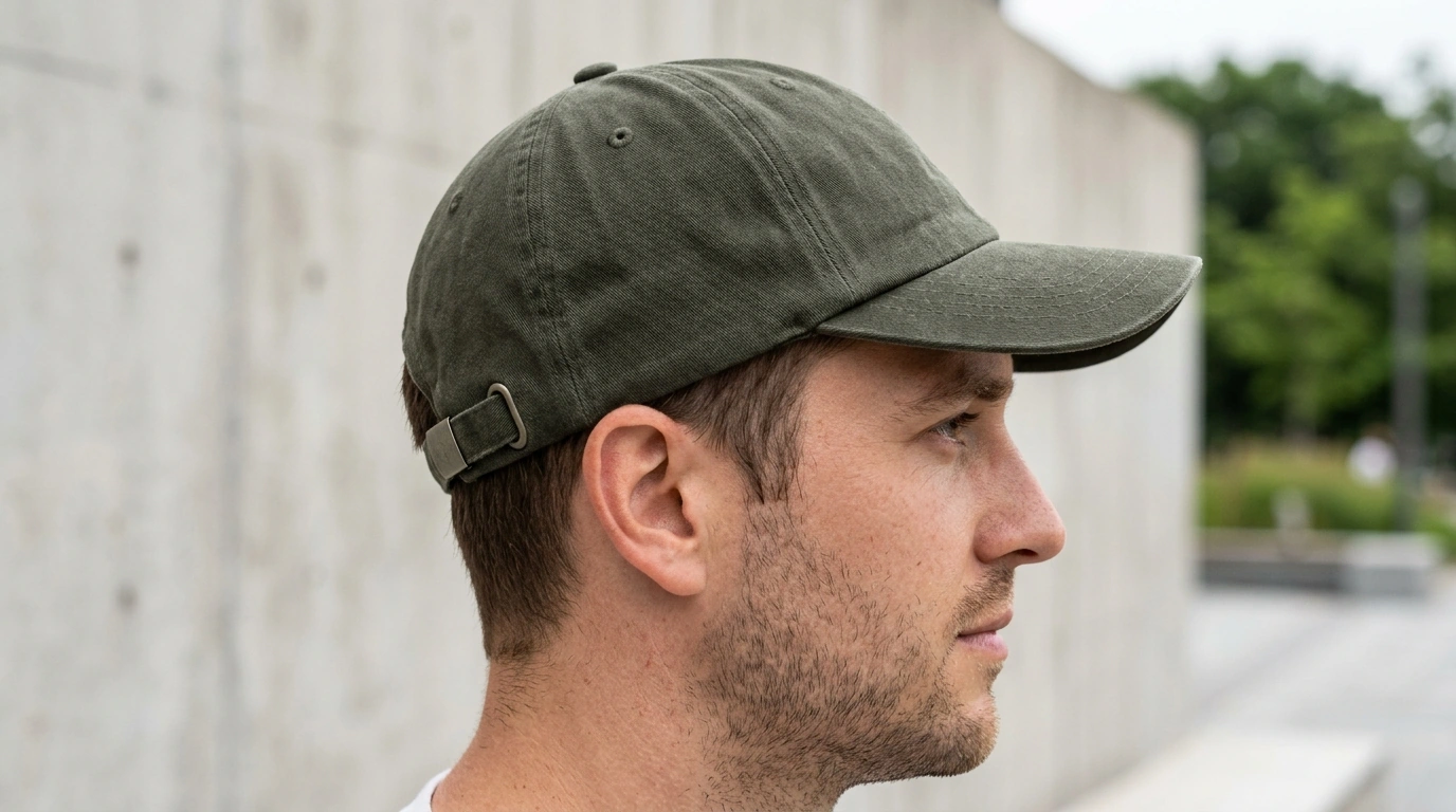 Men’s Cotton Baseball Cap Fit: Snug, Level, Comfy