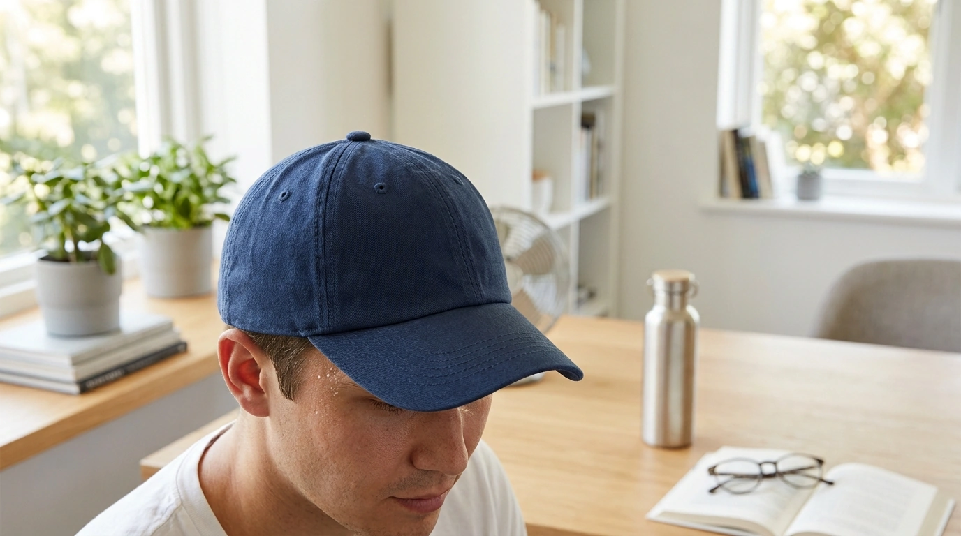 100% Cotton Cap Breathability in Hot Weather