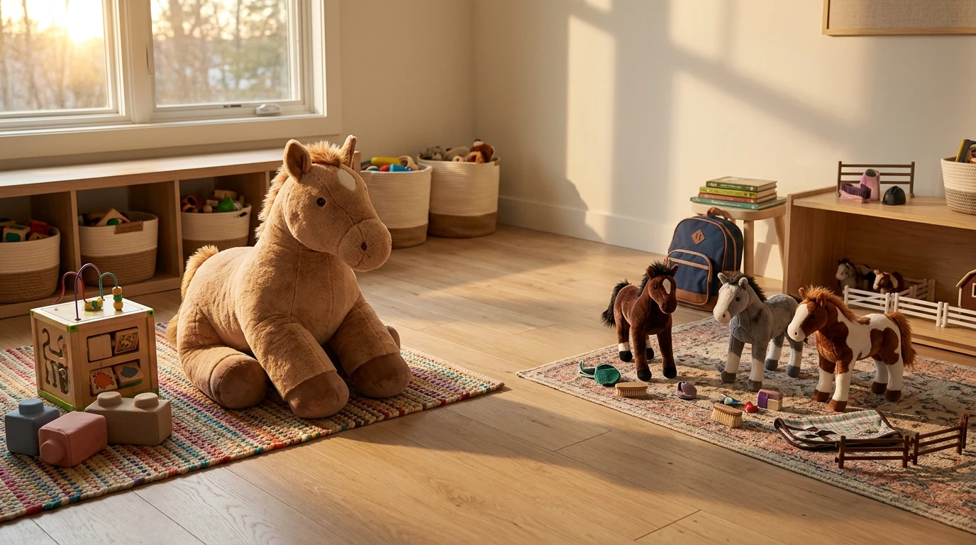 Best Horse Plush Size by Age: Toddler vs. Older Kids